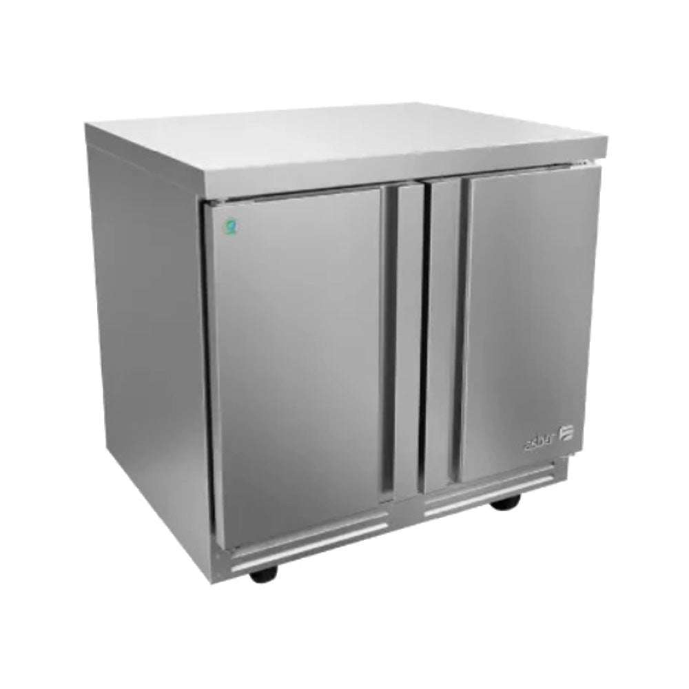 Mesa Refrigerada Bajo Mostrador Asber AUTR-36 P HC De 2 Puertas