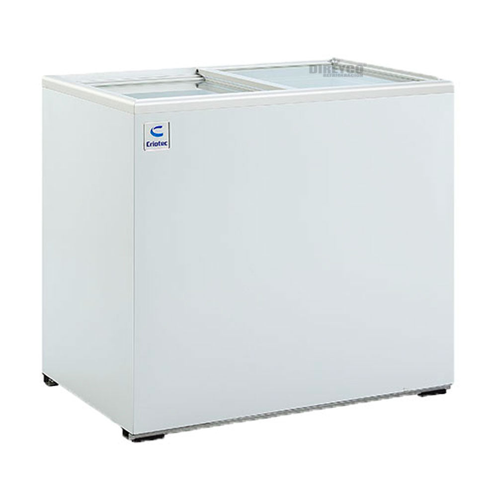 Congelador Criotec CCH-08 Horizontal Puertas De Cristal Plano