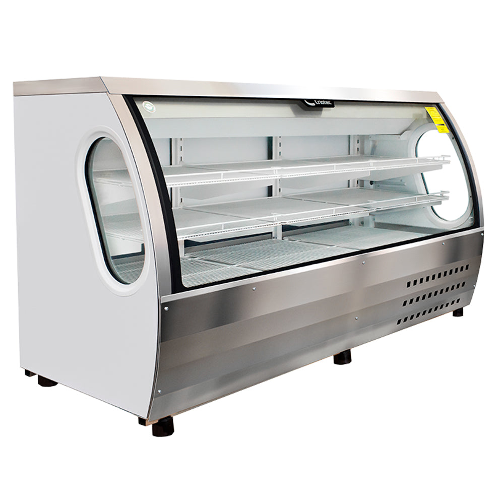 Vitrina Criotec VCC-200 Monolitica Cristal Curvo