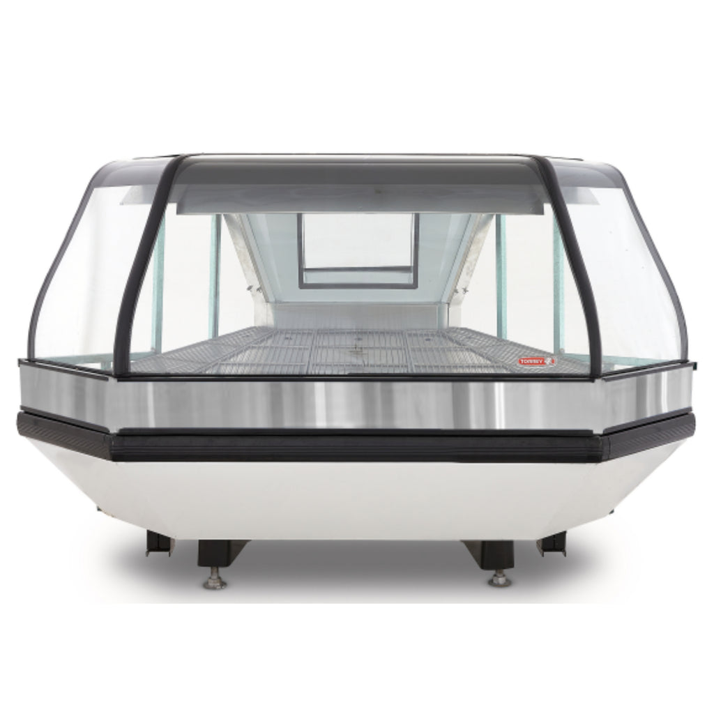 Vitrina Torrey Carnicera Esquinera ESQTEC-AI Capacidad 732 L. Acero Inoxidable - PTVC-0018