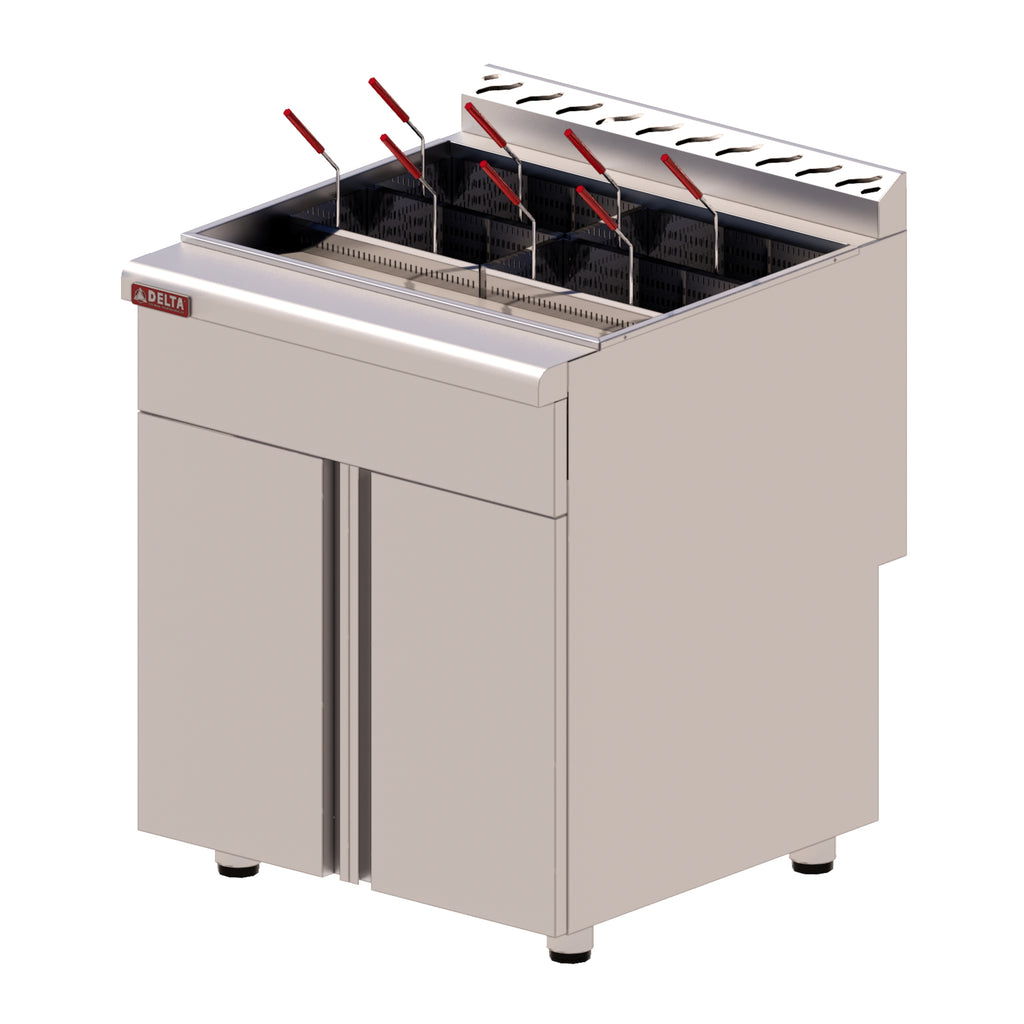 Cocedor De Pasta Delta CP-GPA-80 De 28 L. 2 Tinas