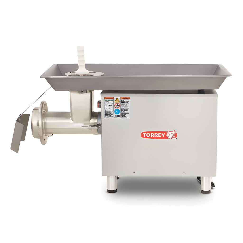 Molino de Carne Torrey M-32-3 AI Motor de 3 HP Acero Inoxidable - 0M323AI