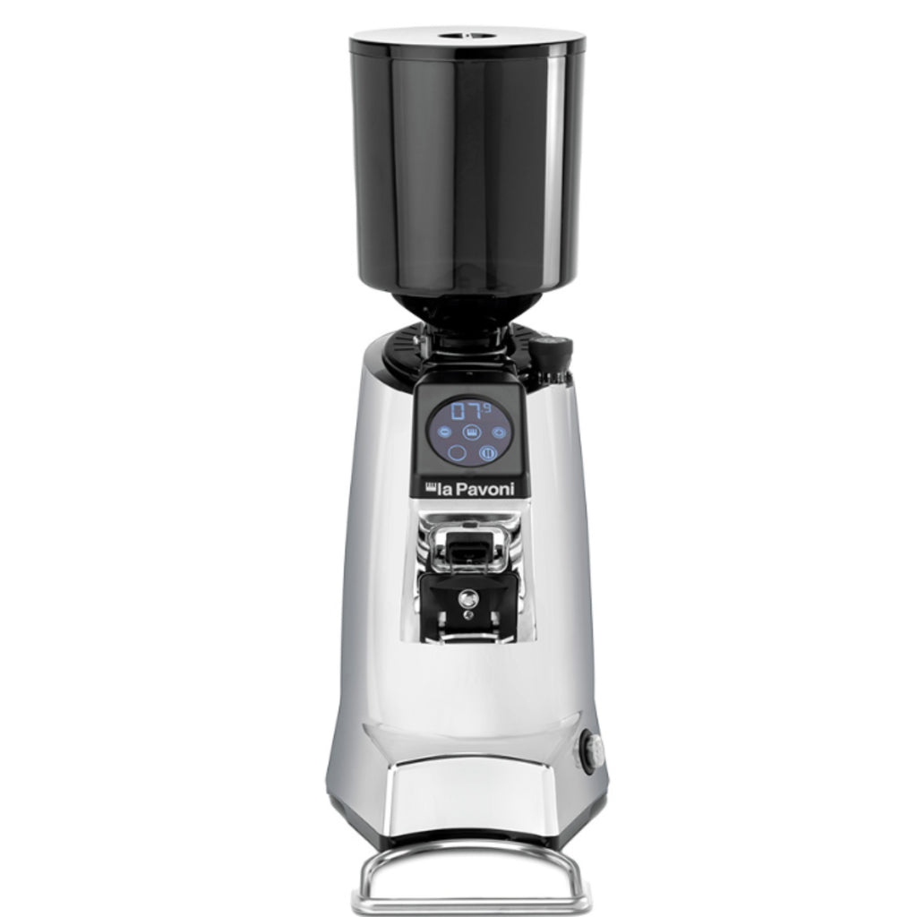 Molino De Cafe Automatico La Pavoni Zip Pro Cromo Tolva De 1.4 Kg
