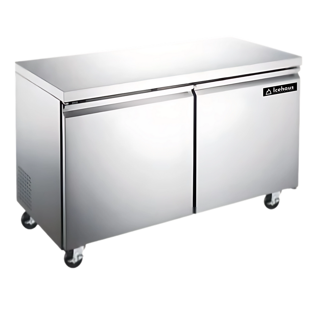 Refrigerador Bajo Barra Icehaus RBB-2P-SS-02 Capacidad 428 Litros