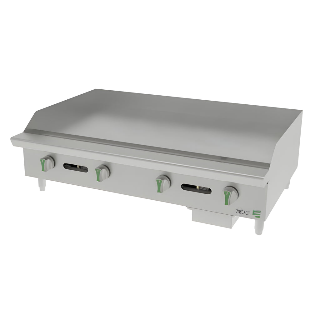 Plancha Asber AEMG-48-EM  EMERALD LINE De 4 Quemadores A Gas