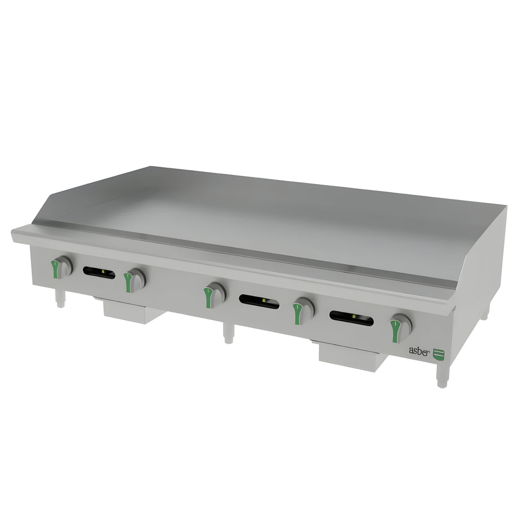 Plancha Asber AEMG-60-EM EMERALD LINE De 5 Quemadores A Gas
