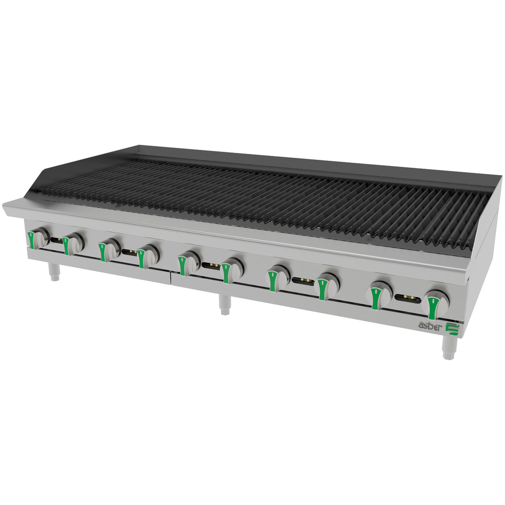 Asador Radiante Asber AERB-60-EM con Sercha Perimetral Emerald Line