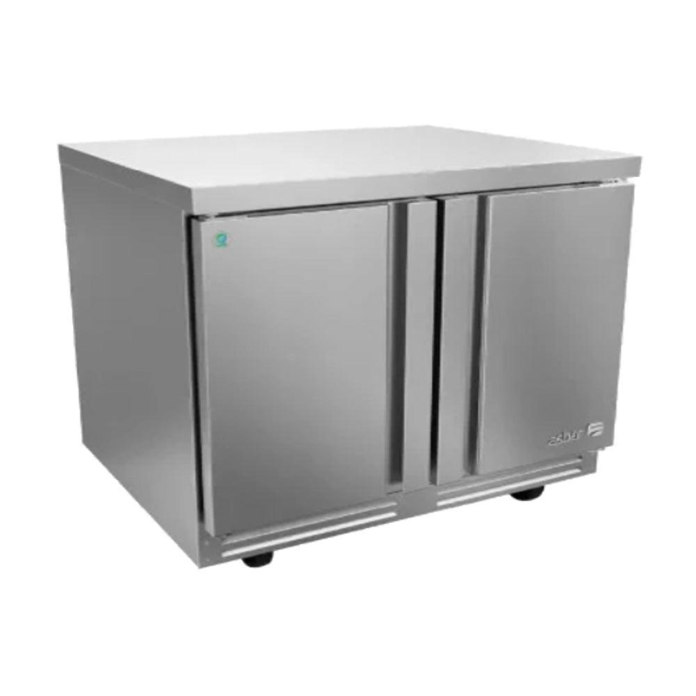 Mesa Congelada Bajo Mostrador Asber AUTF-48 P HC De 2 Puertas