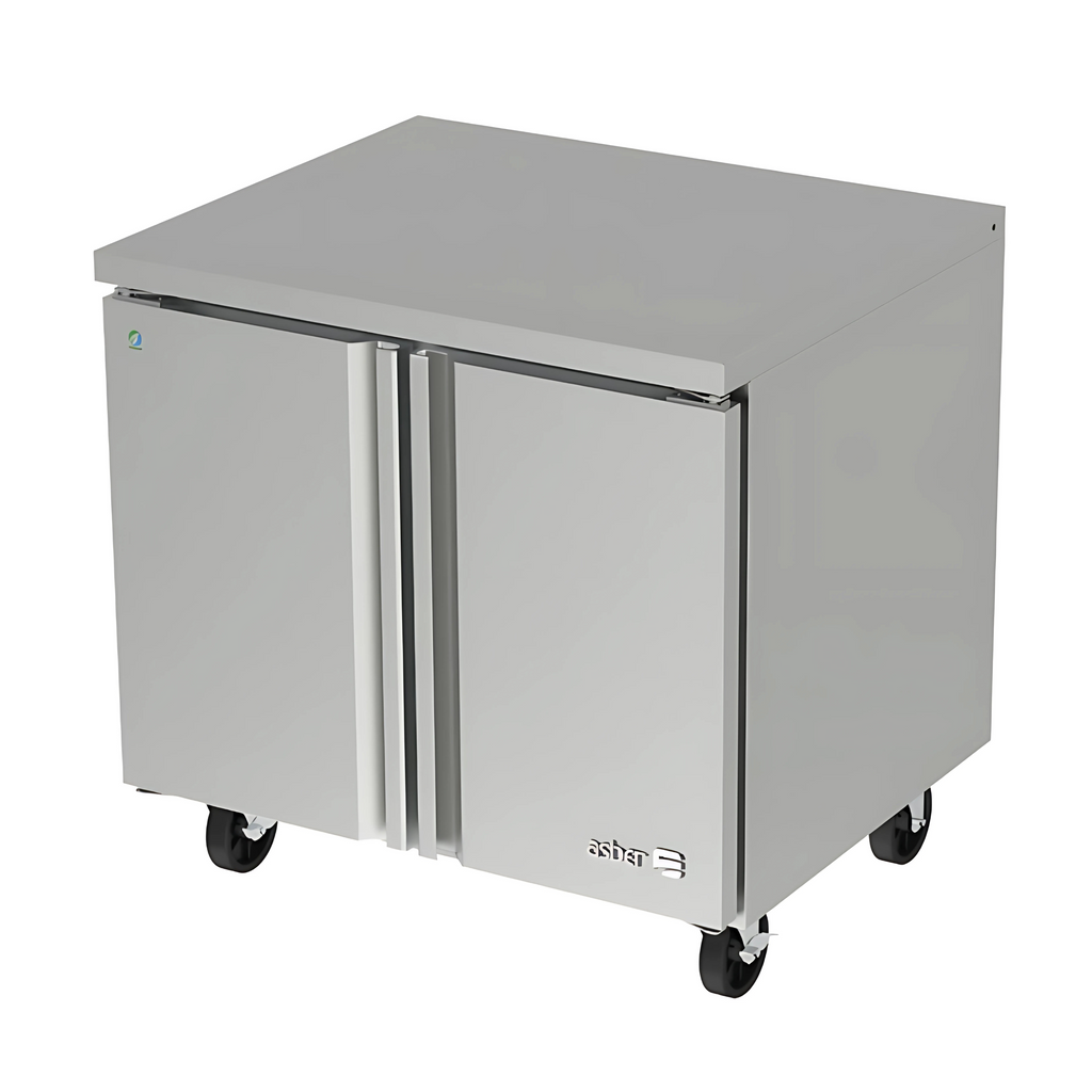 Mesa Refrigerada Bajo Mostrador Asber AUTR-36 HC Puerta Solida