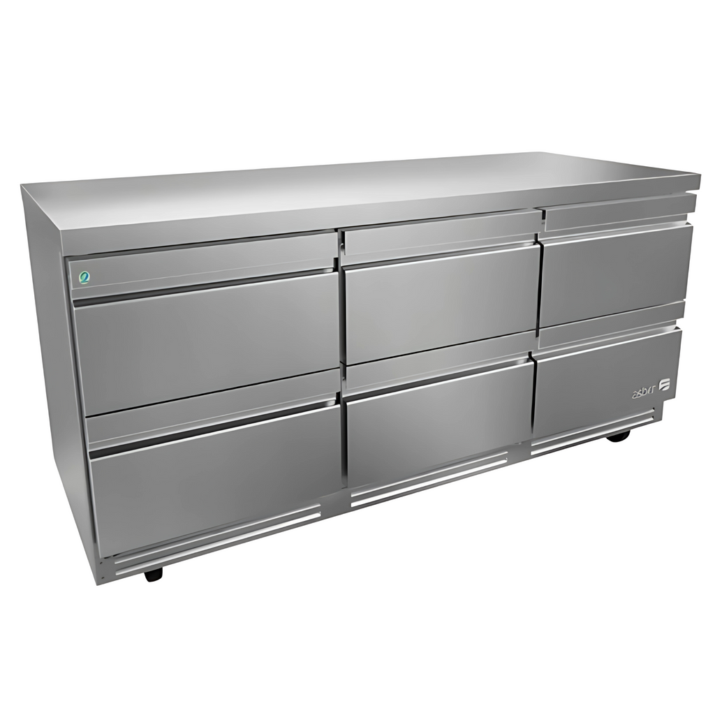 Mesa Refrigerada Asber AUTR-72-D6 P HC Bajo Mostrador
