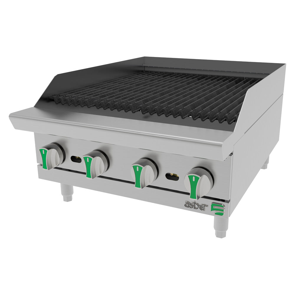 Asador Radiante Asber AERB-24-EM Con Sercha Perimetral Emerald Line