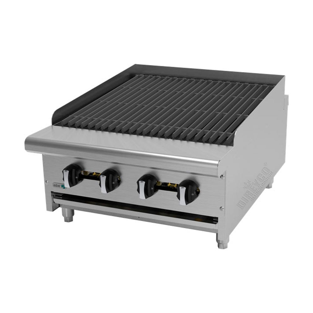 Asador Radiante Asber AERB-24 Con Cercha Perimetral
