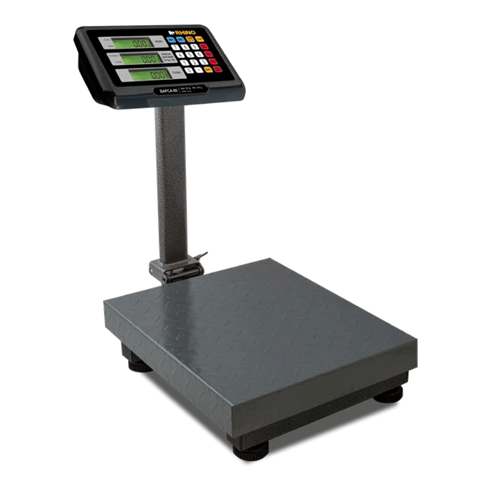 Bascula De Plataforma Rhino BAPCA-80 Capacidad De 80 Kg