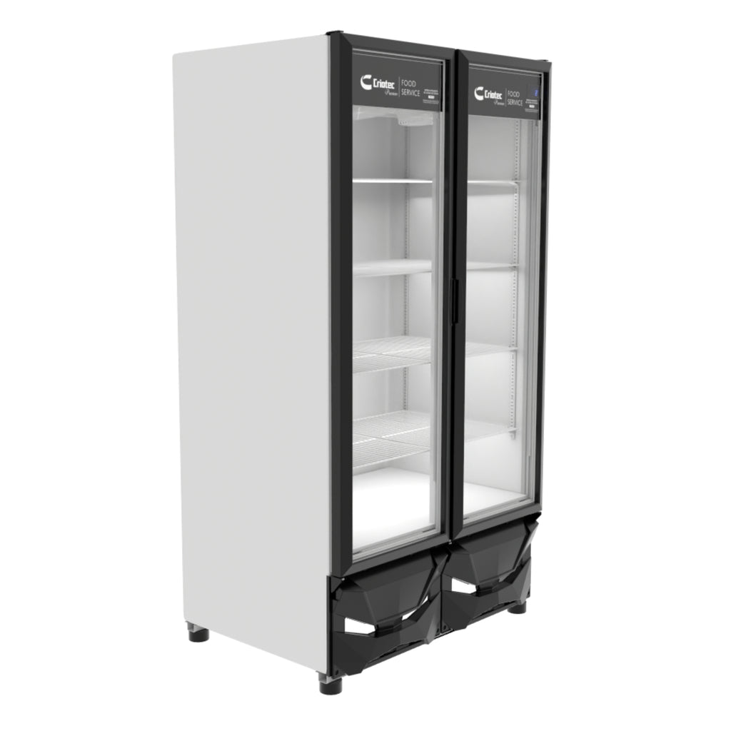 Refrigerador Criotec CFX-37 2P Doble Puerta De Cristal