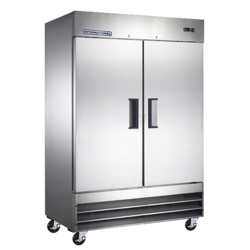 Congelador De Acero Inoxidable International INT-CV-2PS-AI Doble Puerta Solida