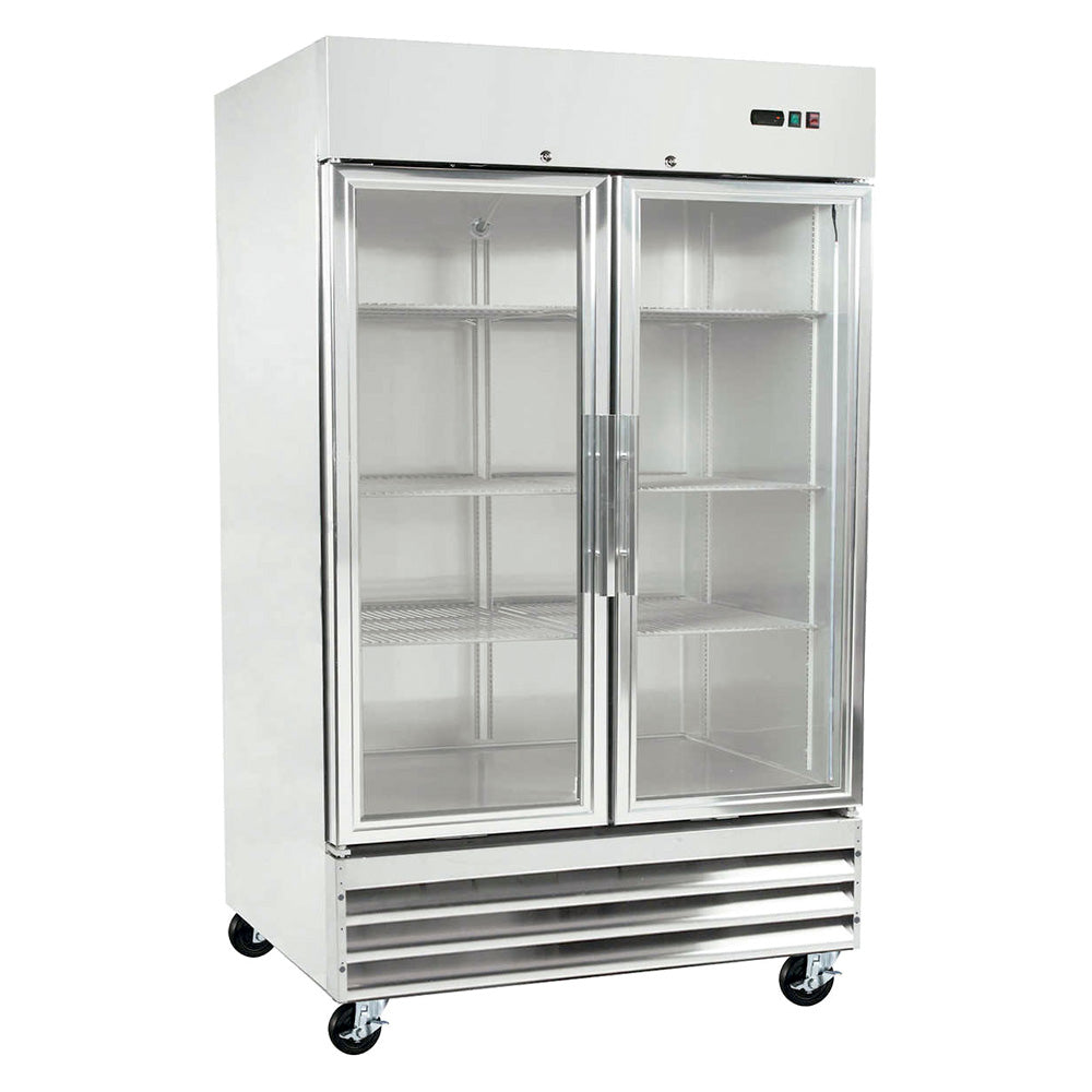 Congelador REACH-IN Torrey CVCA-47UI De Acero Inoxidable Puertas De Cristal - CSCVCA4700