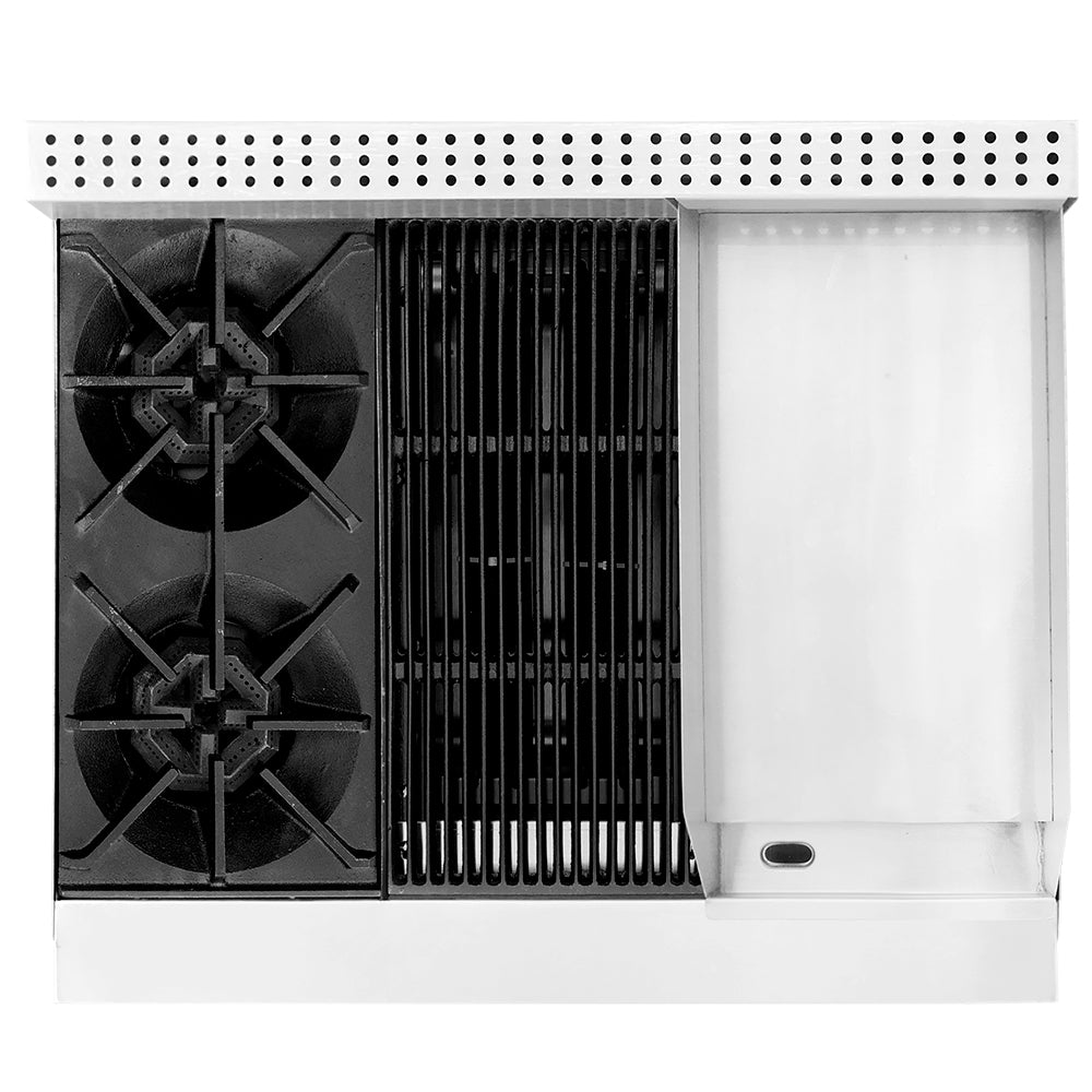 Estufa Modular International Mayora EM3-1Q+1A+1P De 2 Quemadores, Asador y Plancha