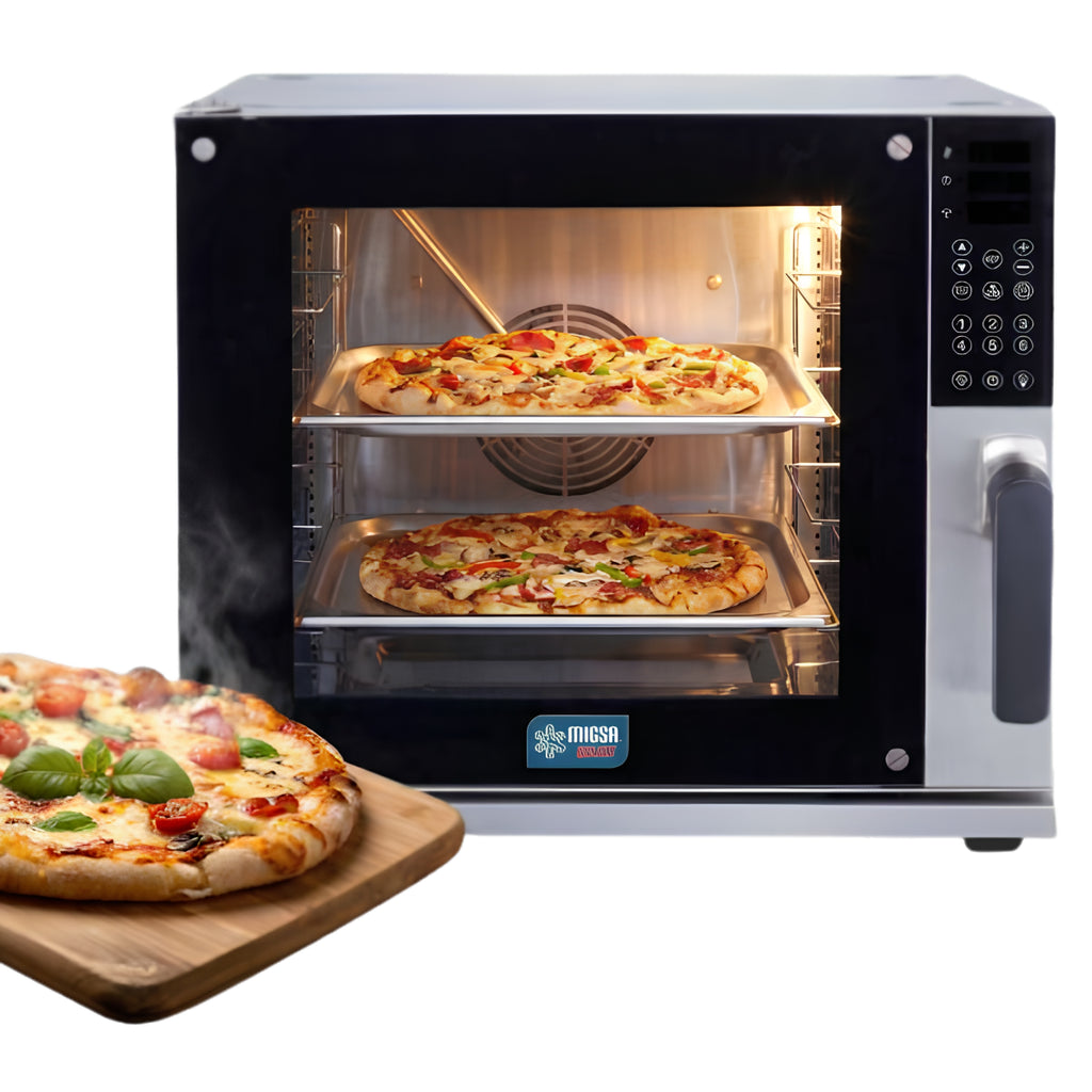 Horno De Conveccion Digital Electrico Migsa HDM-600 Para 4 Charolas a 220 V