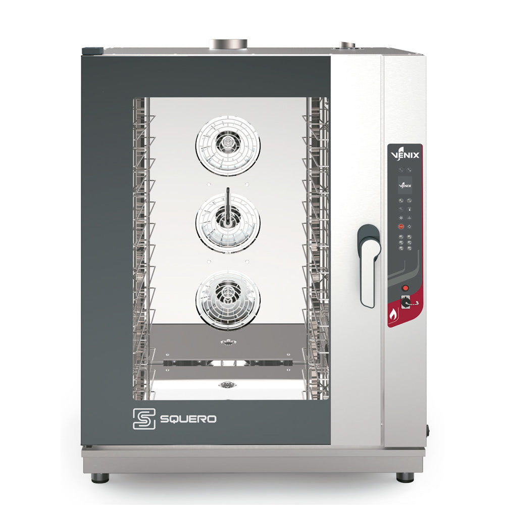 Horno De Conveccion Venix SQ10ADGC Para 10 Charolas A Gas