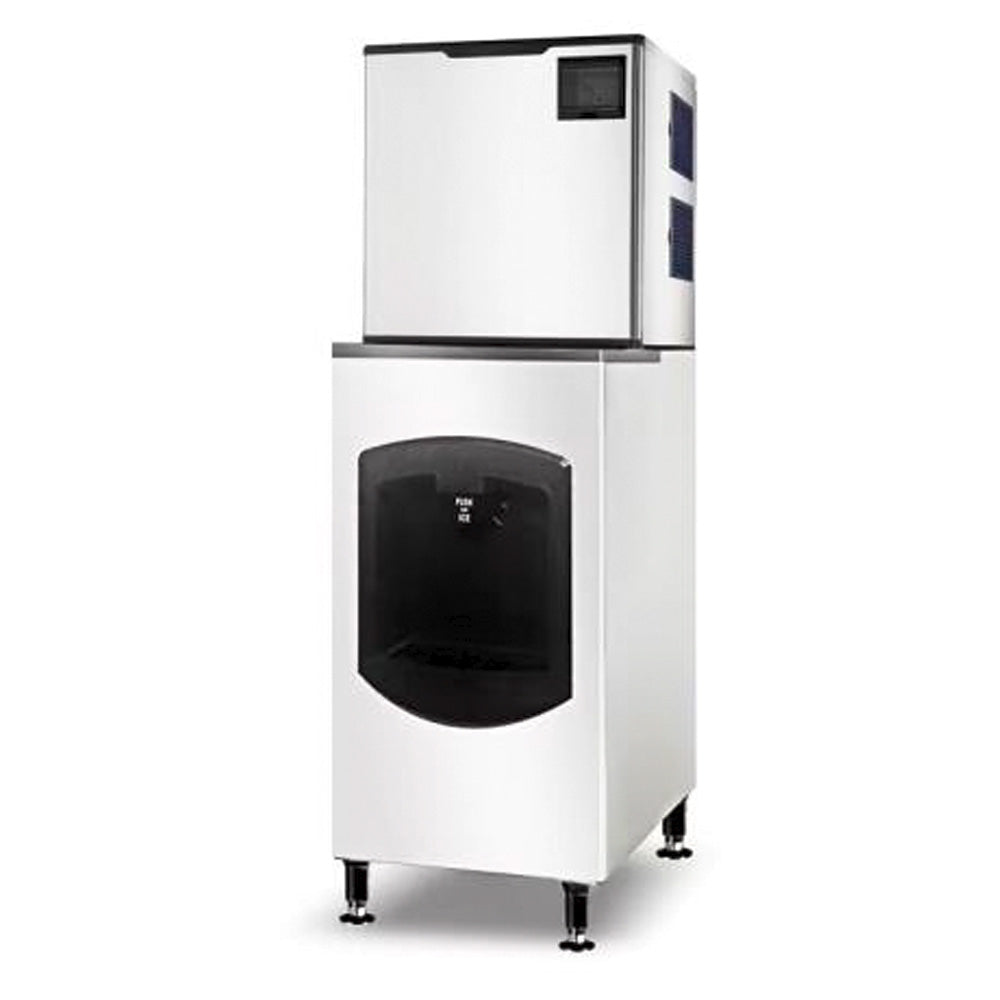 Maquina Fabricadora De Hielo Snooker SK-350D Producción De 160 Kg Al Día Con Dispensador