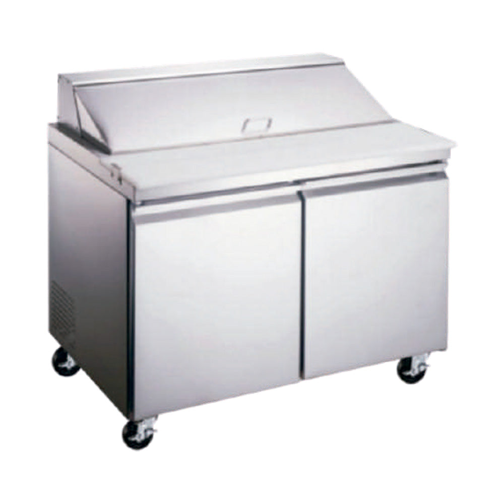 Mesa Para Ensaladas Icehaus ME-2P-SS-02 De 2 Puertas
