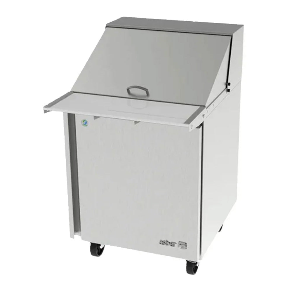 Mesa Refrigerada Asber APTM-27-12 P HC Preparación Mega-Top De 12 Insertos