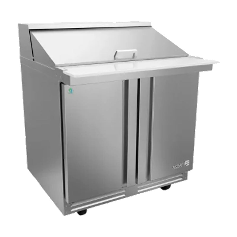 Mesa Refrigerada Asber APTM-36-15 P HC Preparación Mega-Top De 10 Insertos