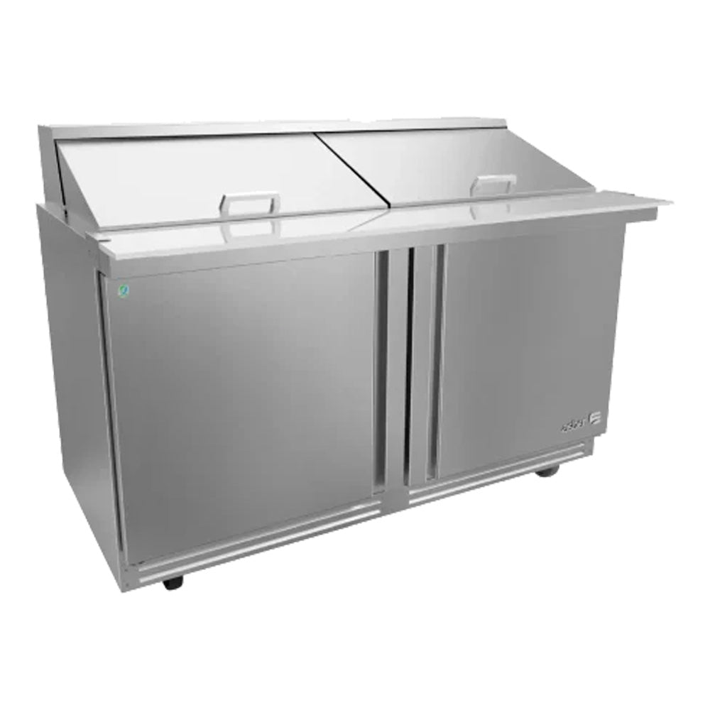 Mesa Refrigerada Asber APTM-60-24 P HC Preparación Mega-Top De 16 Insertos