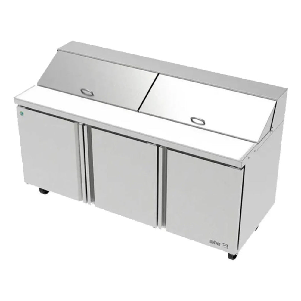 Mesa Refrigerada Para Preparacion De Ensaladas APTS-72-18 P HC De 18 Insertos