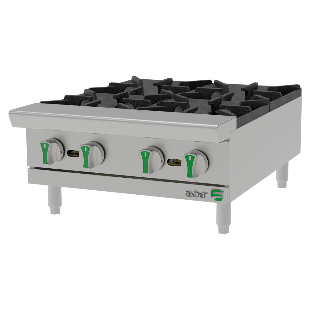 Parrilla Asber AEHP-4-24-EM De 4 Quemadores EMERALD LINE