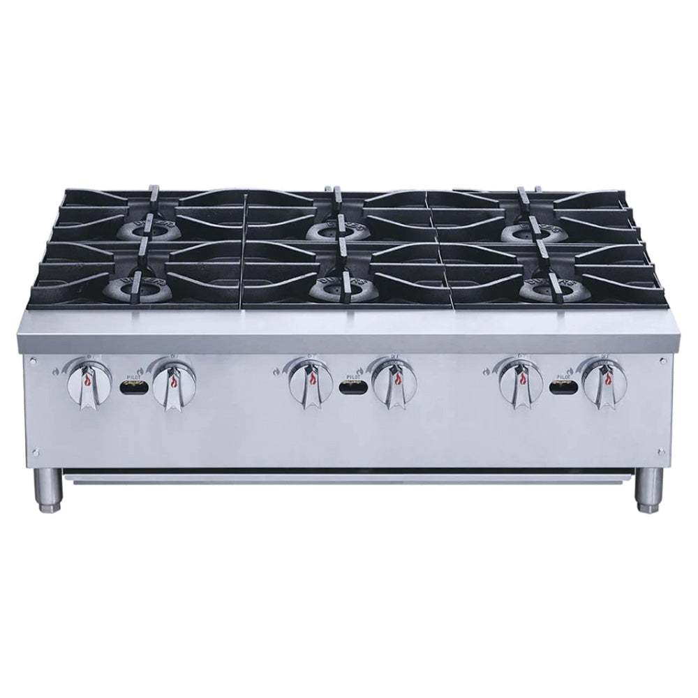 Parrilla Comercial Migsa XRB-6-MG De 6 Quemadores A Gas