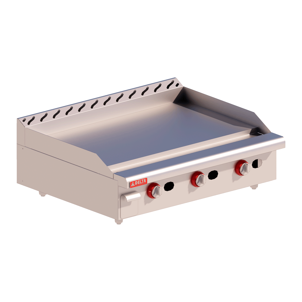 Plancha Delta 3-G-TOP De 3 Quemadores A Gas Linea TOP