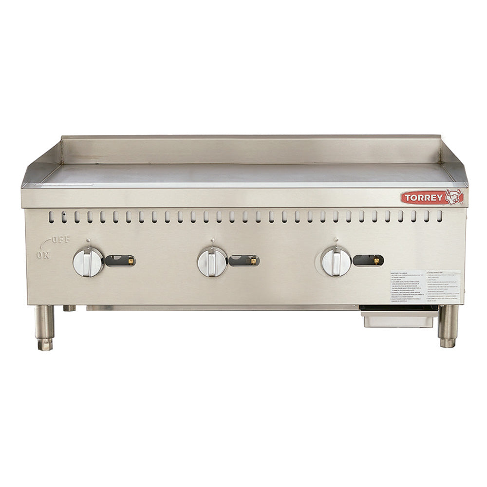 Plancha Torrey PLT-900G De 3 Quemadores A Gas - CQPGM9000