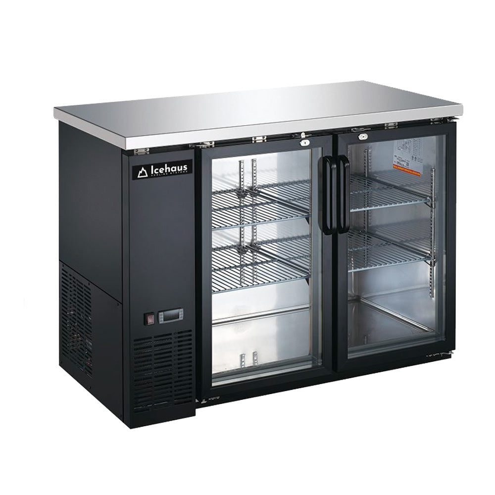 Refrigerador Contra Barra Icehaus CBR-2PC-SS-01 De 2 Puertas