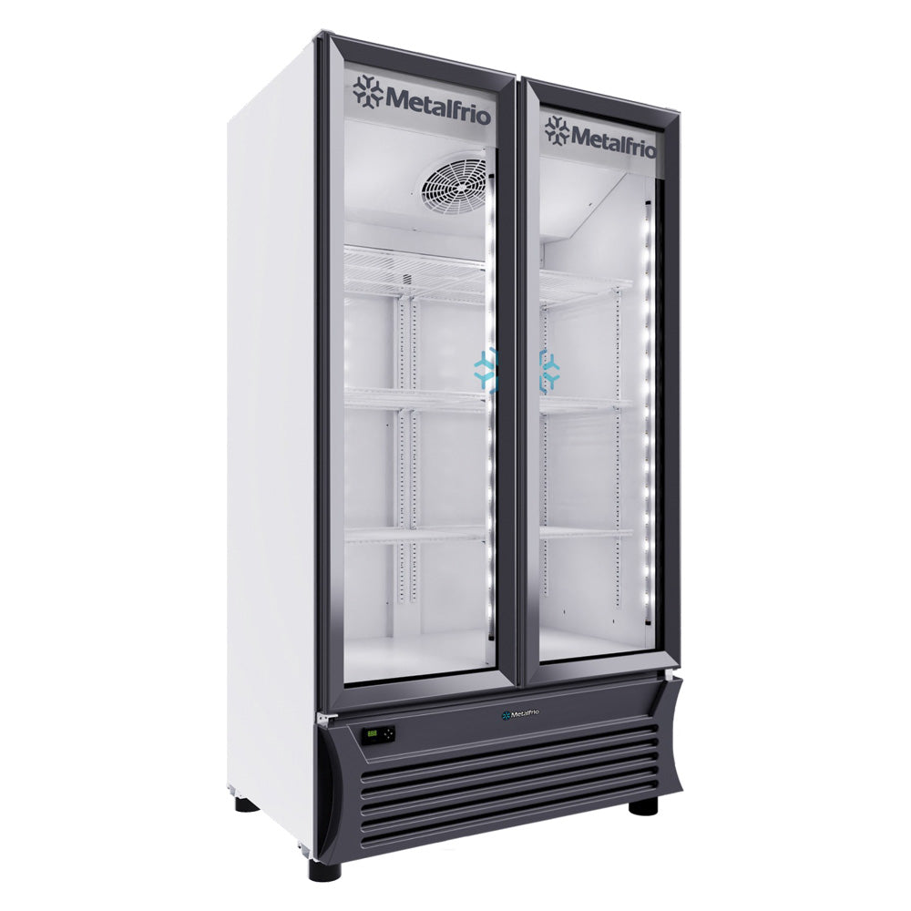 Refrigerador Nieto RB-500 Doble Puerta De Cristal By Metalfrio