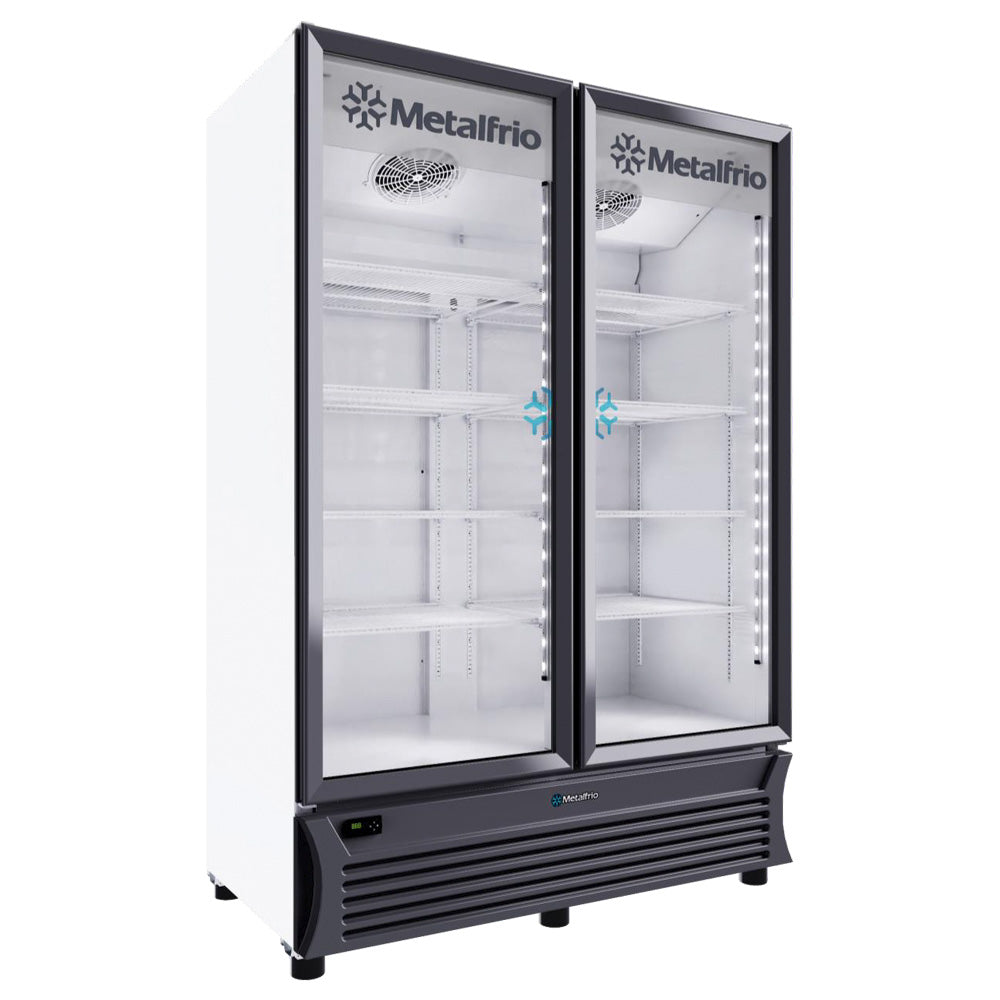 Refrigerador Nieto RB-800 Doble Puerta De Cristal By Metalfrio