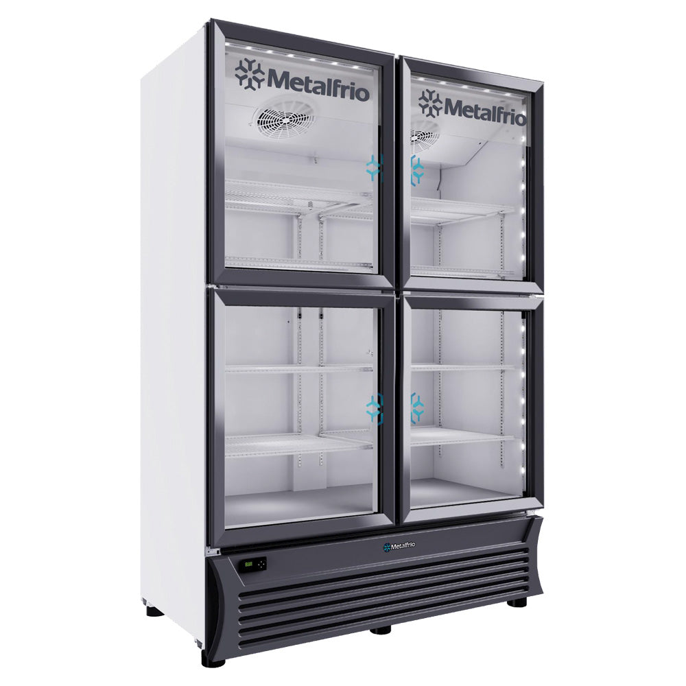 Refrigerador Nieto RB-804 Cuatro Puertas De Cristal By Metalfrio