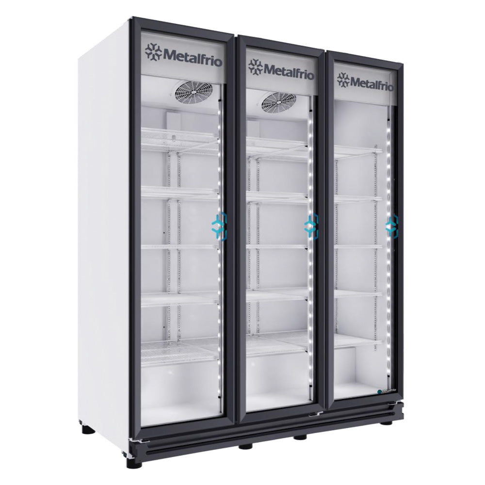 Refrigerador Nieto RB-900 Triple Puerta De Cristal By Metalfrio