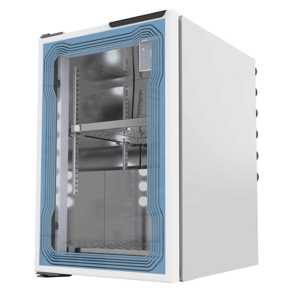Refrigerador Para La Salud Imbera VMC01-M1 Puerta De Cristal Con Chapa - 1024778