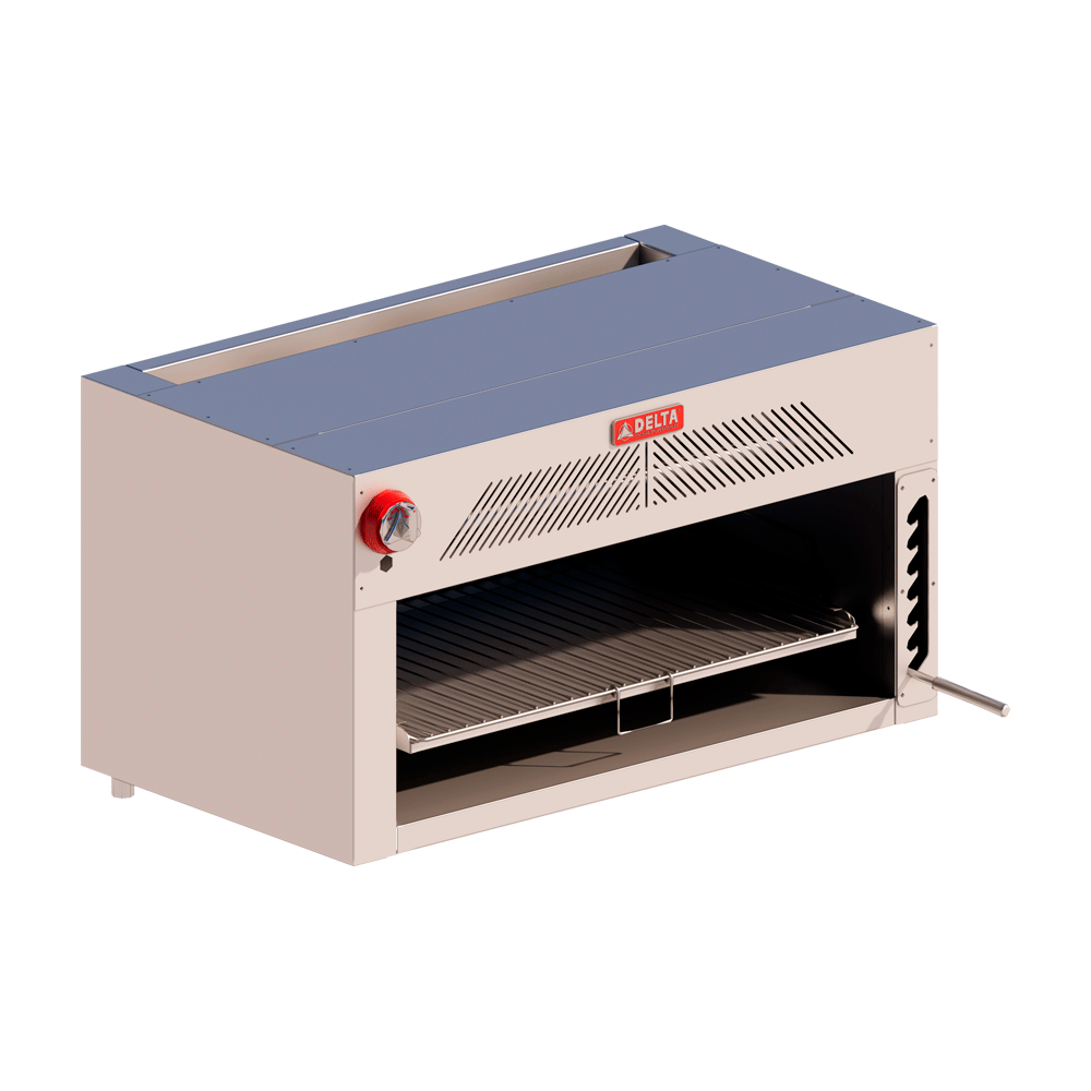 Salamandra a Gas Delta ISE-CG-MIX Para 2 Platos Linea MIX