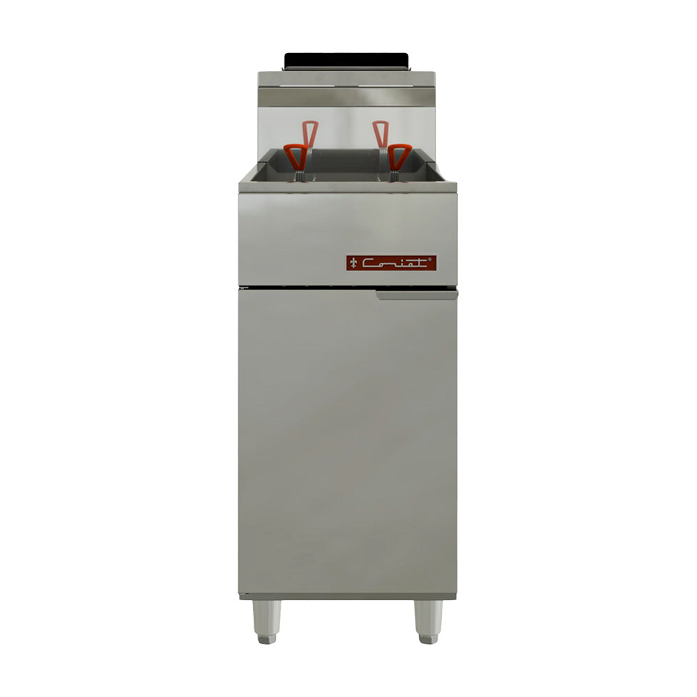 Freidora Coriat TURBO-20-3Q MASTER Con Dos Canastillas, Capacidad De 20 Litros De Aceite Con 3 Quemadores de Recuperación Inmediata Linea Premium