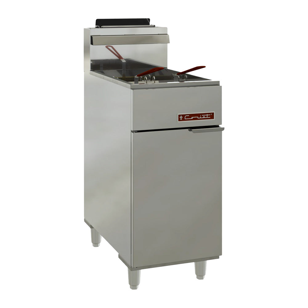 Freidora Coriat TURBO-30-5Q HD Con Dos Canastillas, Capacidad De 30 Litros De Aceite Con 5 Quemadores de Recuperación Inmediata Linea Premium