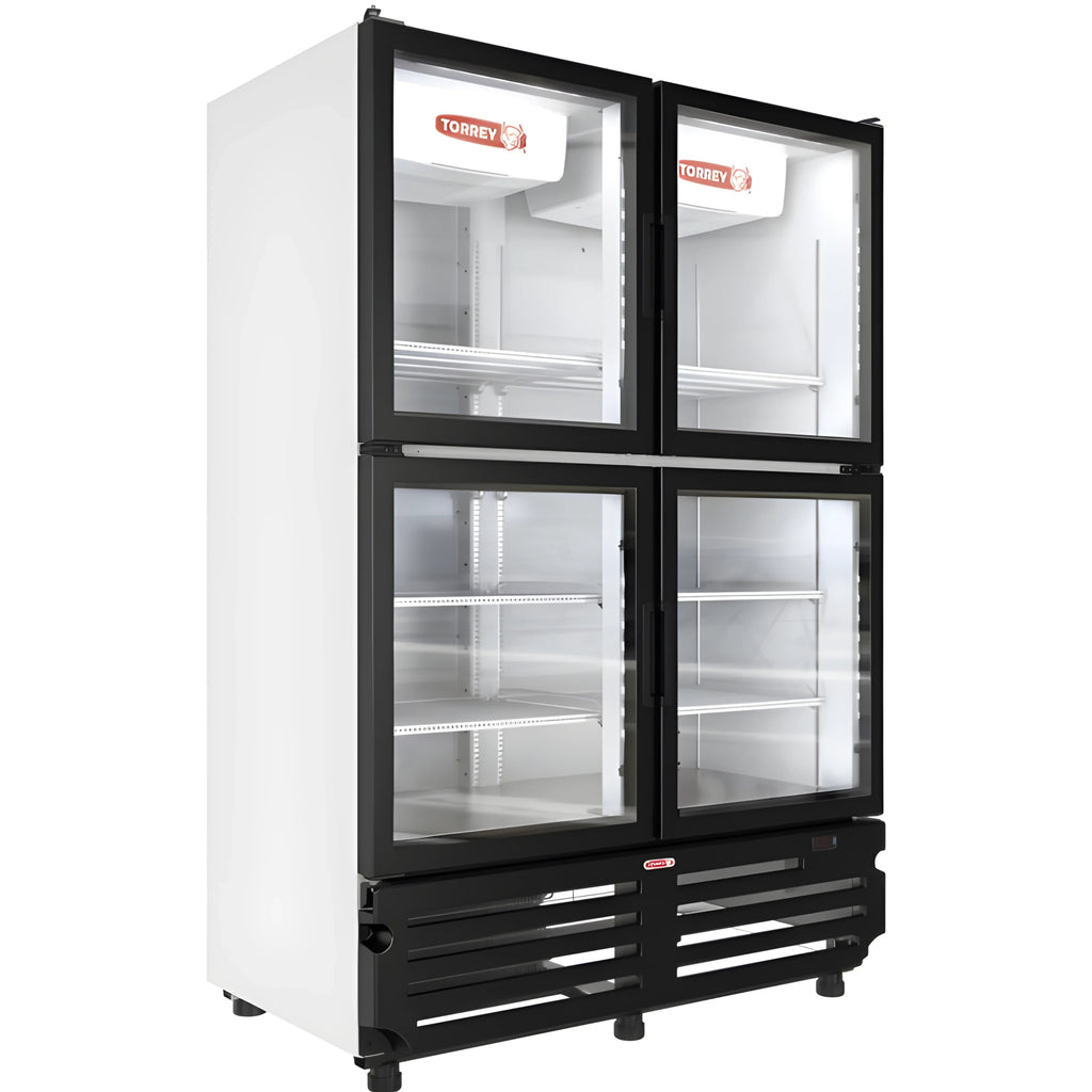 Refrigerador Torrey R-36 4P * R36L Cuatro Medias Puertas De Cristal