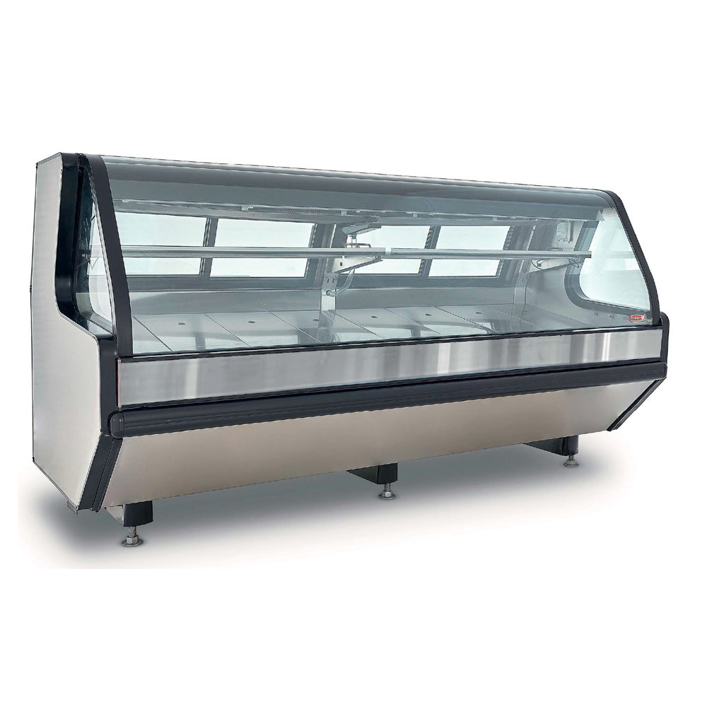 Vitrina Carnicera Torrey TEC250LIFT-INOX En Acero Inoxidable Cristal Curvo Abatible - 1022433