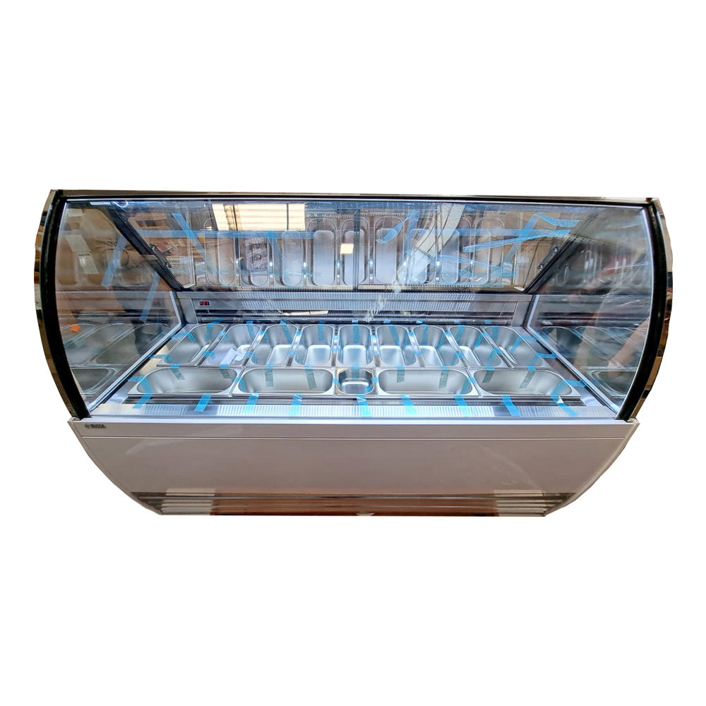 Vitrina Exhibidora De Helados Migsa DW-13 De 13 Insertos