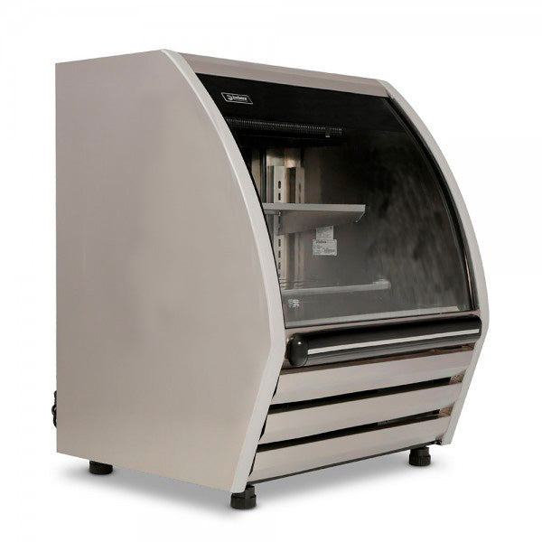 Vitrina Imbera PHS-8-AI En Acero Inoxidable De Cristal Curvo - 1026443