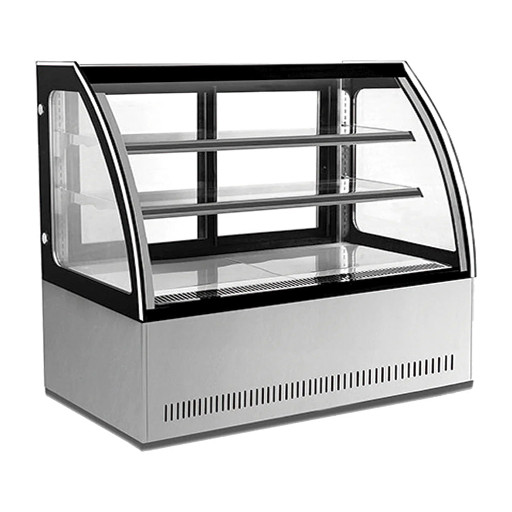 Vitrina Migsa GN-1500C2 * GN-1500D2 Exhibidora De Cristal Curvo
