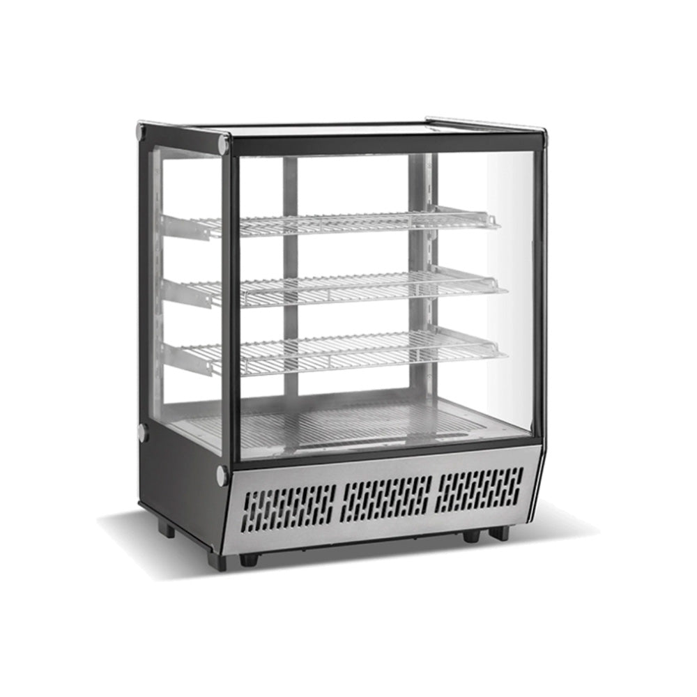 Vitrina Refrigerada Migsa CW-145 Cristal Recto Con 4 Niveles De Exhibicion
