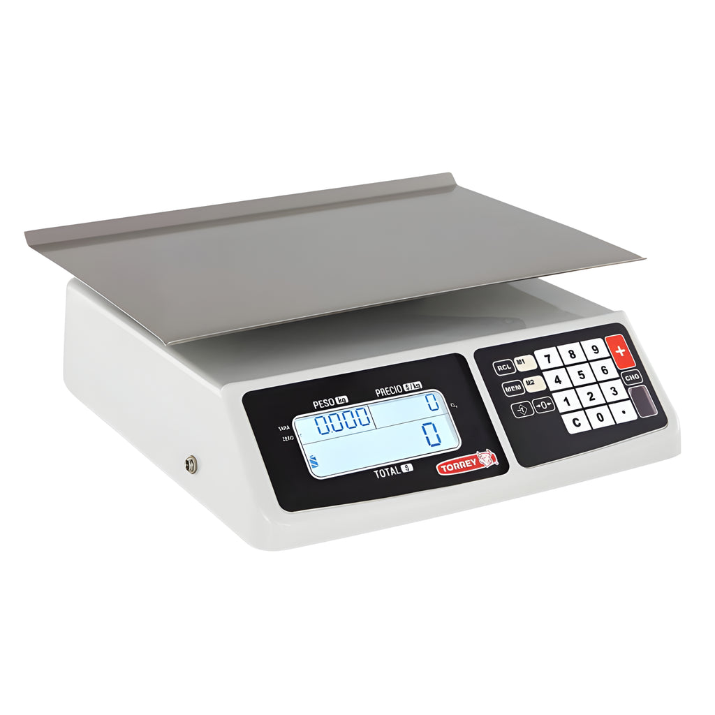 Báscula Electrónica Torrey SX-30 PRO Capacidad 30 Kg. Plato Acero Inox. - 0SX30-PRO