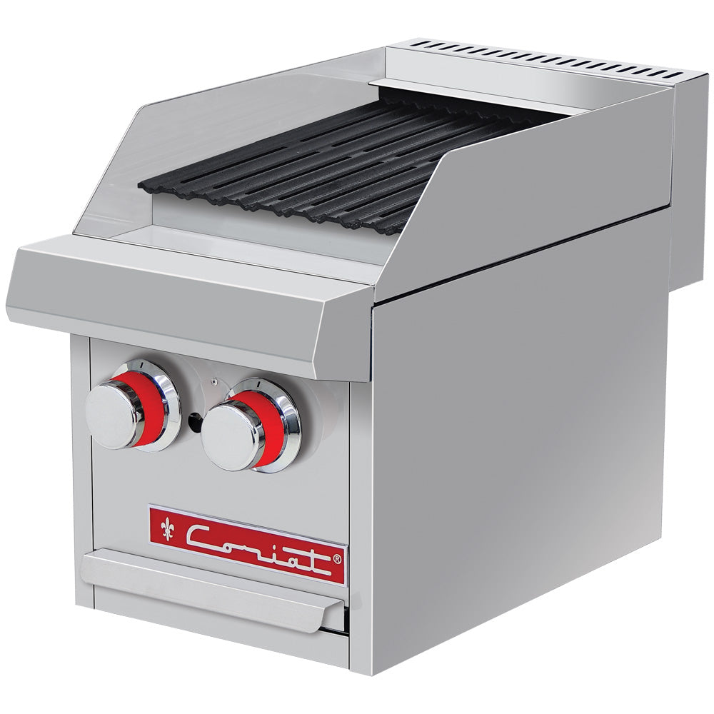 Asador Coriat ACH-1 PETIT De 1 Parrilla Reversible Y 1 Capa De Piedra Volcánica Refractaria Linea Premium